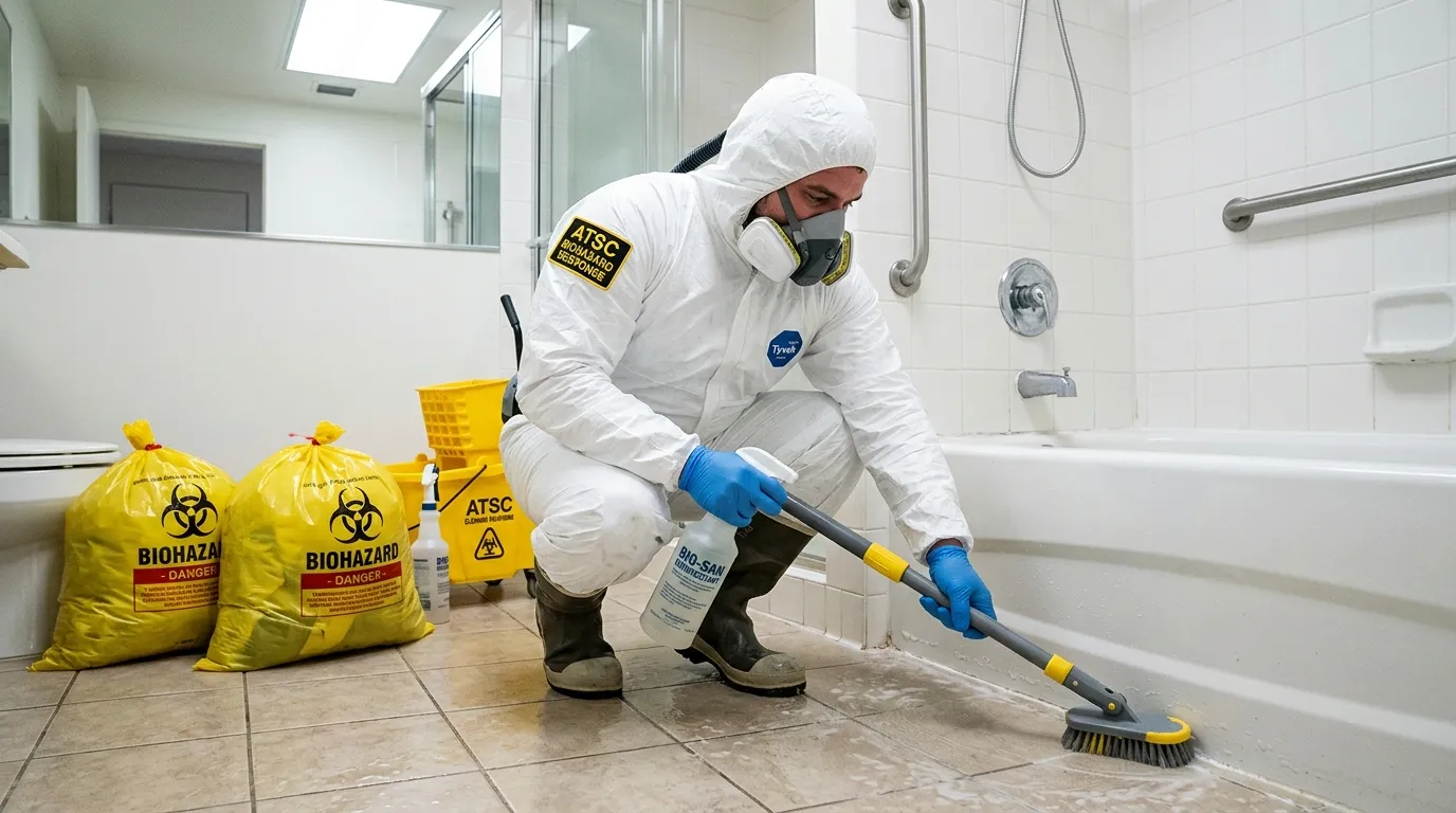 Decontamination equipment deployed for Blood Cleanup in Dix Hills